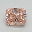 4.02 Ct. Fancy Vivid Pink Cushion Lab Grown Diamond