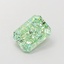 1.20 Ct. Fancy Vivid  Green Radiant Lab Grown Diamond