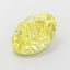 3.04 Ct. Fancy Intense  Yellow Oval Lab Grown Diamond
