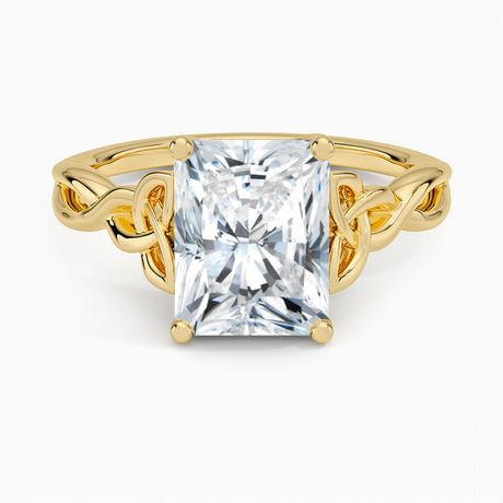18K Yellow Gold Celtic Love Knot Ring