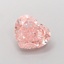 2.02 Ct. Fancy Intense  Pink Heart Lab Grown Diamond