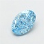 1.06 Ct. Fancy Vivid Blue Oval Lab Grown Diamond