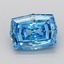 3.52 Ct. Fancy Vivid Cushion Lab Grown Diamond