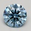 1.06 Ct. Fancy Intense Blue Round Lab Grown Diamond