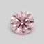 0.53 Ct. Fancy Intense Pink Round Lab Grown Diamond