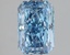 2.09 Ct. Fancy Vivid Blue Radiant Lab Grown Diamond