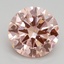 3.01 Ct. Fancy Intense Pink Round Lab Grown Diamond