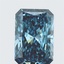 1.03 Ct. Fancy Vivid Blue Radiant Lab Grown Diamond