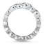 Bezel Set Eternity Band, smallside view