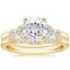 18KY Moissanite Verbena Diamond Bridal Set (1/4 ct. tw.), smalltop view