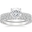 18KW Moissanite Sienna Diamond Bridal Set (7/8 ct. tw.), smalltop view