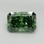 6.09 Ct. Fancy Vivid Pacific Green Radiant Lab Grown Diamond