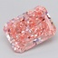 4.04 Ct. Fancy Vivid  Pink Radiant Lab Grown Diamond