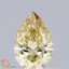 0.34 Ct. Fancy Intense Yellow Pear Lab Grown Diamond