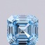 1.09 Ct. Fancy Vivid  Blue Asscher Lab Grown Diamond