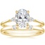 18K Yellow Gold Cometa Diamond Ring with Wren Diamond Open Ring