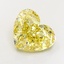 5.74 Ct. Fancy Yellow Heart Lab Grown Diamond