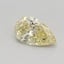 0.29 Ct. Fancy Intense Yellow Pear Lab Grown Diamond
