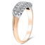 The Tangia Ring, smalltop view on a hand