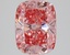 3.28 Ct. Fancy Vivid Pink Cushion Lab Grown Diamond