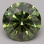 2.70 Ct. Fancy Vivid Green Round Lab Grown Diamond