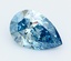 2.04 Ct. Fancy Vivid  Blue Pear Lab Grown Diamond