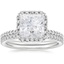 18KW Moissanite Waverly Diamond Bridal Set (2/3 ct. tw.), smalltop view