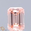 1.41 Ct. Fancy Intense  Pink Emerald Lab Grown Diamond