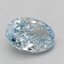 3.08 Ct. Fancy Vivid Blue Oval Lab Grown Diamond