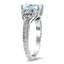 The Somes Ring, smalltop view on a hand