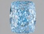 1.54 Ct. Fancy Vivid Blue Cushion Lab Grown Diamond