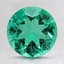 8.7mm Round Colombian Emerald