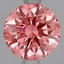 1.07 Ct. Fancy Vivid Pink Round Lab Grown Diamond