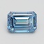 1.80 Ct. Fancy Intense Blue Emerald Lab Grown Diamond