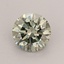 0.81 Ct. Fancy Vivid  Green Round Lab Grown Diamond