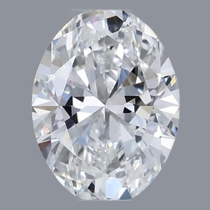 Oval diamond — real photo