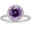 Platinum Waverly Halo Diamond Ring (1/2 ct. tw.), smalltop view