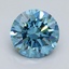 2.36 Ct. Fancy Vivid Blue Round Lab Grown Diamond