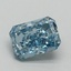 1.81 Ct. Fancy Vivid Blue Radiant Lab Grown Diamond