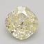 0.61 Ct. Fancy Light Yellow Cushion Diamond