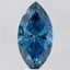 5.09 Ct. Fancy Vivid  Blue Marquise Lab Grown Diamond