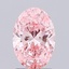 1.40 Ct. Fancy Vivid Pink Oval Lab Grown Diamond