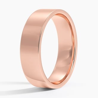 Mojave 6mm Wedding Ring in 14K Rose Gold