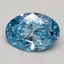 2.00 Ct. Fancy Vivid Blue Oval Lab Grown Diamond