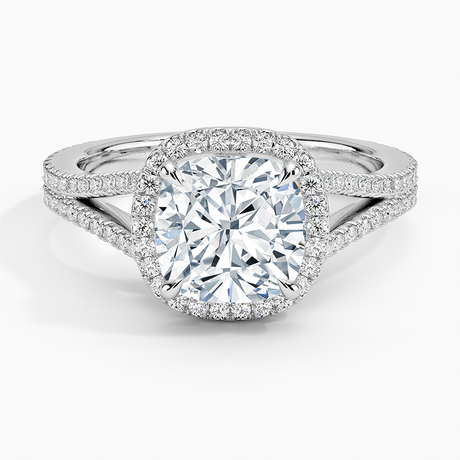 Fortuna Halo Diamond Ring - Brilliant Earth