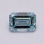 2.50 Ct. Fancy Intense Blue Emerald Lab Grown Diamond