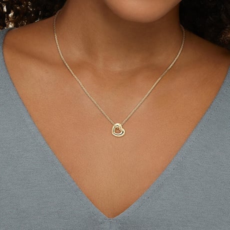 Heart Shaped Tube Pendant