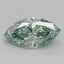 1.56 Ct. Fancy Vivid Green Marquise Lab Grown Diamond
