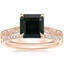 14K Rose Gold Elsie Ring with Whisper Diamond Ring (1/10 ct. tw.)