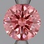 1.01 Ct. Fancy Vivid Pink Round Lab Grown Diamond